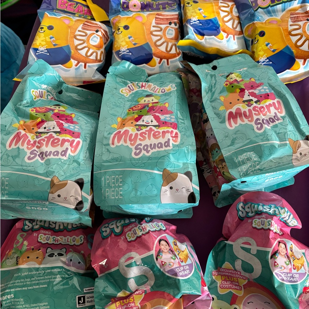 Squishmallows Blacklight Mystery Squad 5" Plush - Lot and More